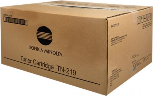 Картридж Konica-Minolta TN-219 (9967002118) оригинальный для принтера Konica-Minolta bizhub 25e, чёрный, 20000 стр.
