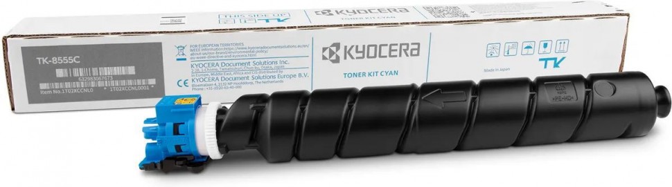 Картридж Kyocera TK-8555C (1T02XCCNL0) оригинальный для принтера Kyocera TASKalfa 5054ci/ 6054ci/ 7054ci, голубой, 24 000 стр.
