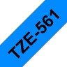 Картридж Brother TZE-561 (TZe561) оригинальный для Brother P-Touch, лента 36мм*8м, чёрный на синем