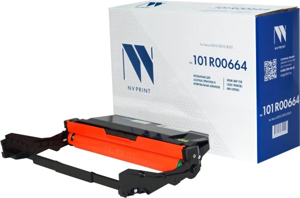 Блок фотобарабана NV Print 101R00664 для принтеров Xerox B205/ B210/ B215, чёрный, 10000 страниц