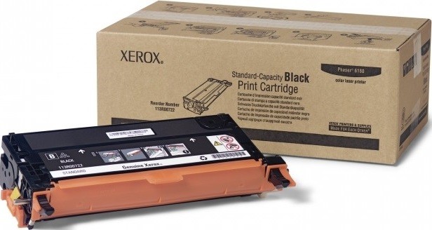 Картридж Xerox 113R00722 для Xerox Phaser 6180 black оригинальный увеличенный (3000 страниц)