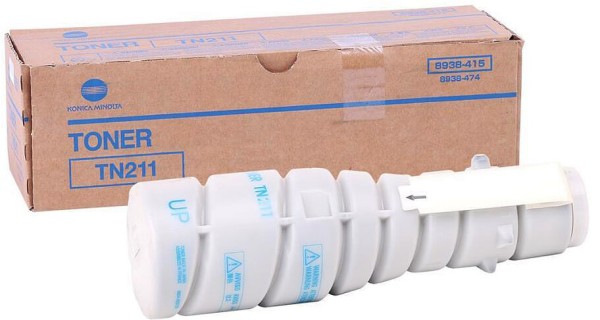 Картридж Konica-Minolta TN-211/ TN211/ 8938-415/ 8938415 оригинальный для Konica-Minolta bizhub 222/ 250/ 282, чёрный, 17500 стр.