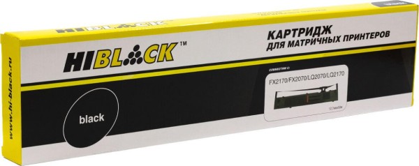Картридж Hi-Black для Epson FX-2170/ 2180/ LQ-2070/ 2080/ 2170/ 2180, Bk, 50м