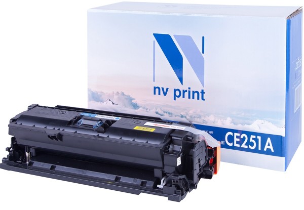 Картридж NV Print CE251A Cyan для принтеров HP LJ Color CM3530/ CP3525 (7000k)