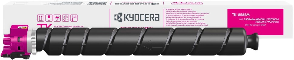 Картридж Kyocera TK-8585M (1T0C2JBNL0) Magenta оригинальный для Kyocera TASKalfa MZ4001ci, пурпурный, 20000 страниц