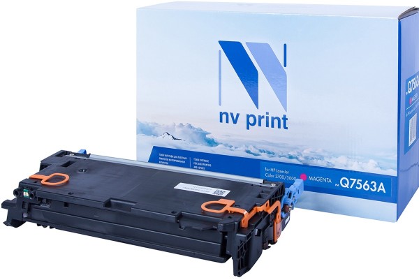 Картридж NV Print Q7563A Magenta для принтеров HP Color LJ 2700/ 3000 совместимый, 3 500 к.