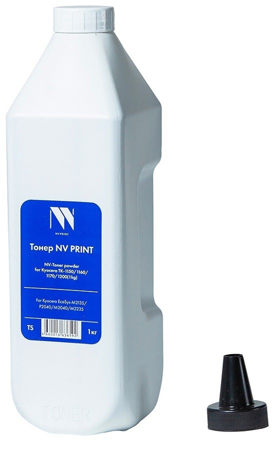 Тонер NV Print для принтеров Kyocera TK-1150/ 1160/ 1170/ 1200, 1кг