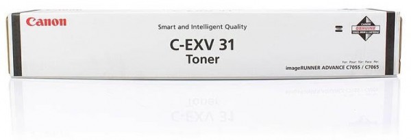 Тонер оригинальный Canon C-EXV31Bk 2792B002 для принтера Canon iRC7055/ C7065, Чёрный (80 000 стр.)