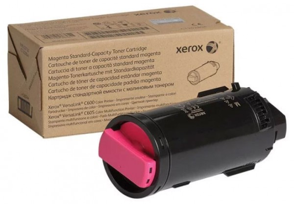 Картридж Xerox 106R03909 оригинальный для принтера Xerox VersaLink C600/ C605, magenta (6 000 стр.)