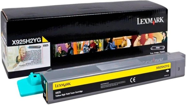 Картридж Lexmark X925H2YG (X925) оригинальный для принтеров Lexmark X925de, жёлтый, 7500 стр.