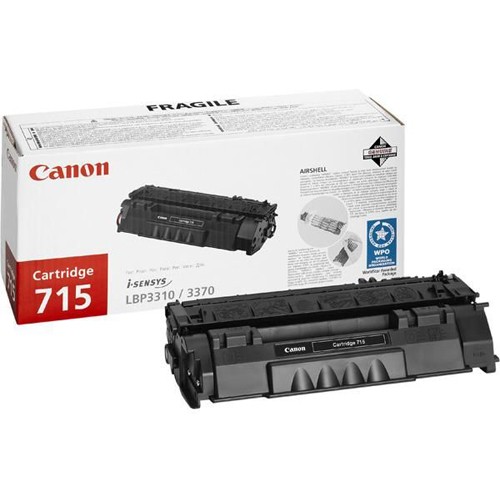 Canon 715Н 1976B002 оригинальный картридж для принтера Canon LBP-3310, i-Sensys 3370 увеличенный black 7000 страниц