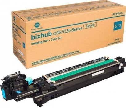 Блок проявки Konica-Minolta IUP-14C (A0WG0KJ) оригинальный для принтера Konica-Minolta bizhub C25/ C35/ C35P, голубой, 30000 стр.
