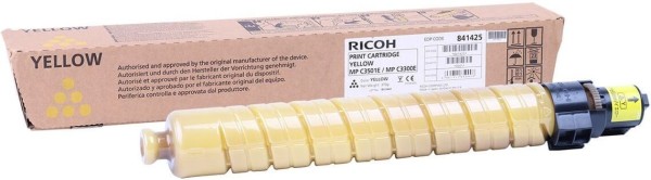 Картридж Ricoh MP C3501E/ C3300E (842044/841425) оригинальный для Ricoh Aficio MP C2800/ C3001/ C3300/ C3501, желтый, 16000 стр.
