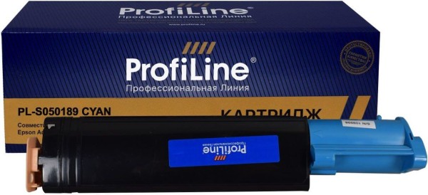 Картридж ProfiLine S050189-C (PL-S050189-C) для Epson AcuLaser C1100D/ C1100DN/ C1100N/ CX11N/ CX11NF/ CX11NFC/ CX11NFT, голубой, 4000 стр.
