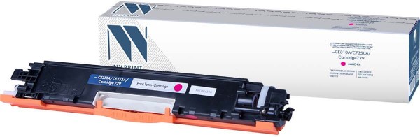 Картридж NVP совместимый NV-CE313A/CF353A/NV-729 Magenta для LaserJet Color Pro 100 M175a/M175nw/CP1025/CP1025nw/M176n/M177fw/Canon i-SENSYS LBP7010C/LBP7018С (1000k)