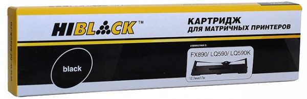 Картридж Hi-Black для Epson FX-890, Bk, 17м