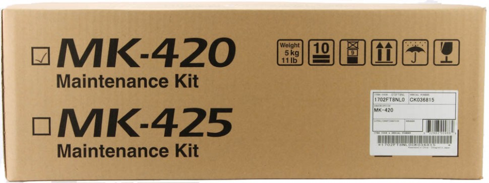 Ремкомплект Kyocera MK-420 (1702FT8NL0) оригинальный для принтера Kyocera KM-2550, 300 000 страниц