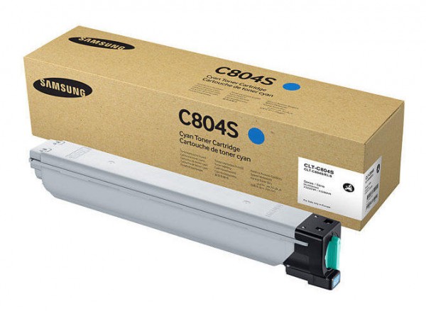 Картридж Samsung CLT-C804S оригинальный для принтера Samsung SL-X3220NR/ SL-X3280NR, голубой, (15000 стр.)