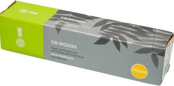 Картридж Cactus 006R01160 (CS-WC5325) для принтеров Xerox WorkCentre 5325/ 5330/ 5335 черный 30000 страниц