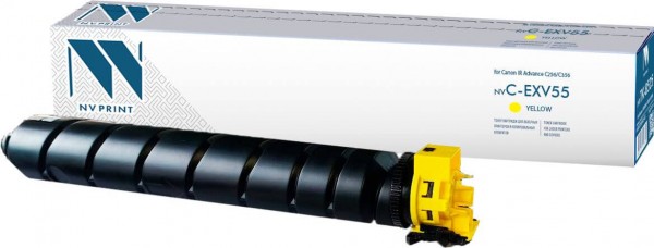 Тонер-картридж NV Print NV-C-EXV55 Yellow для принтеров Canon IR Advance C256/ C356, 18000 страниц