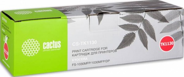 TK-1130 Картридж Cactus CS-TK1130 для Kyocera FS-1030MFP/FS-1130MFP черный (3 000 стр.)