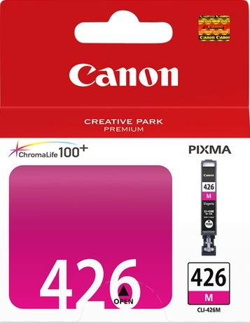 4558B001 Canon CLI-426M Картридж для Pixma iP4840/MG5140/5240/6140/8140, Пурпурный, 446стр.