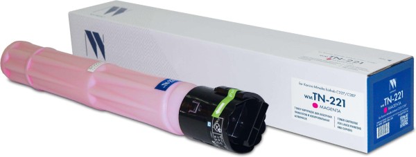Картридж NV Print TN-221M (NV-TN-221M) для Konica-Minolta bizhub C227/ C287, пурпурный, 21000 стр.