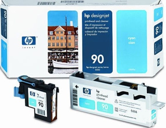 Картридж HP DJ 4000/4500 (C5055A) голубая головка №90