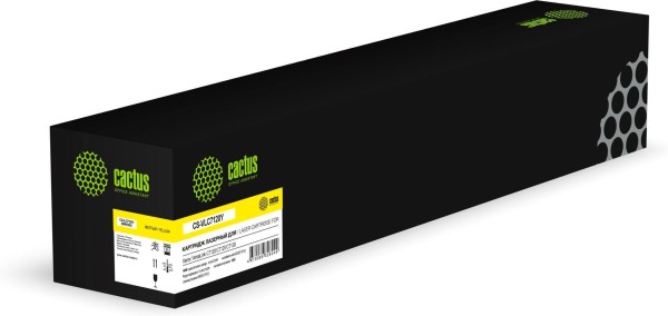 Картридж Cactus 006R01831 (CS-VLC7120Y) Yellow для Xerox VersaLink C7120/ C7125/ C7130, жёлтый, 16500 стр.