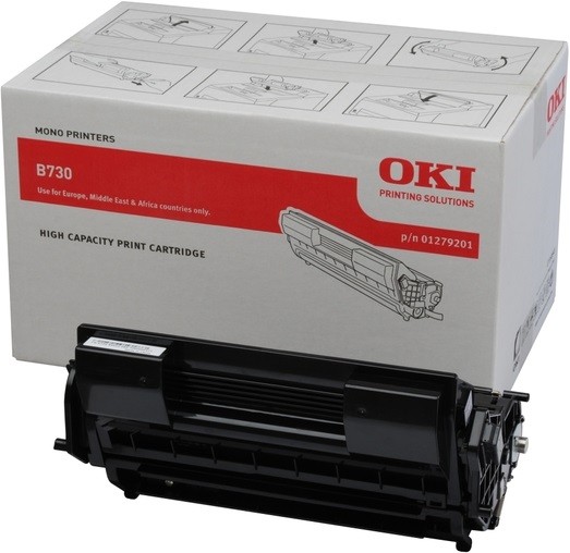 Картридж OKI (01279201) оригинальный для принтера OKI B710/ B720/ B730, чёрный, увеличенный, 25000 стр.