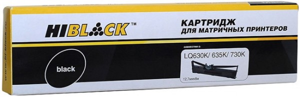 Картридж Hi-Black для Epson LQ-630, Bk, 8м