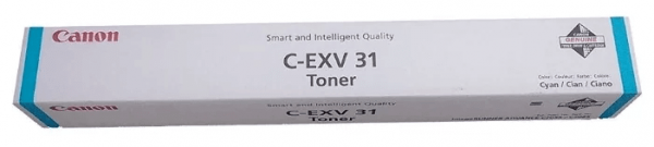 Тонер оригинальный Canon C-EXV31C 2796B002 для принтера Canon iRC7055/ C7065, Голубой (52 000 стр.)