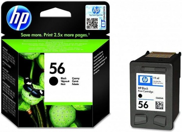 Картридж HP (C6656AE) оригинальный для DJ 5500/PS 7150/7350/7660 черный №56 19ml