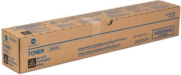 Картридж Konica-Minolta TN-319K (A11G150) оригинальный для принтера Konica-Minolta bizhub C360, черный, 26000 стр.