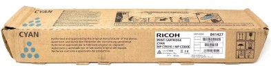 Картридж Ricoh MP C3501E/ C3300E (842046/841427) Cyan оригинальный для Ricoh Aficio MP C2800/ C3001/ C3300/ C3501, голубой, 16000 стр.