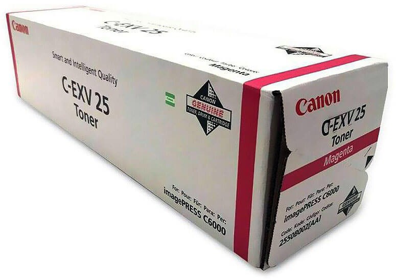 Canon C-EXV25M (2550B002) Тонер-картридж Canon оригинальный для Canon imagePress C6000, пурпурный, 25000 стр.
