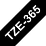 Картридж Brother TZE-365 (TZe365) оригинальный для Brother P-Touch, лента 36мм*8м, белый на чёрном