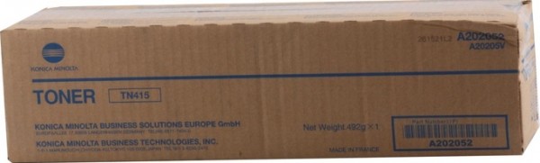 Картридж Konica-Minolta TN-415 (A202052) оригинальный для принтера Konica-Minolta bizhub 42, чёрный, 24 000 стр.