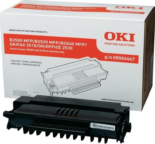 Картридж OKI (09004447) оригинальный для принтера OKI B2500/ B2520/ B2540, чёрный, 2200 стр.