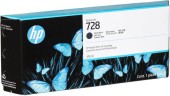 Картридж HP №728 (F9J68A) оригинальный для HP DesignJet T730/ T830, матовый черный, 300 мл.