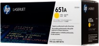 Картридж HP CE342A (651A) оригинальный для принтера HP Color LaserJet Enterprise 700 MFP M775 yellow, 16000 страниц