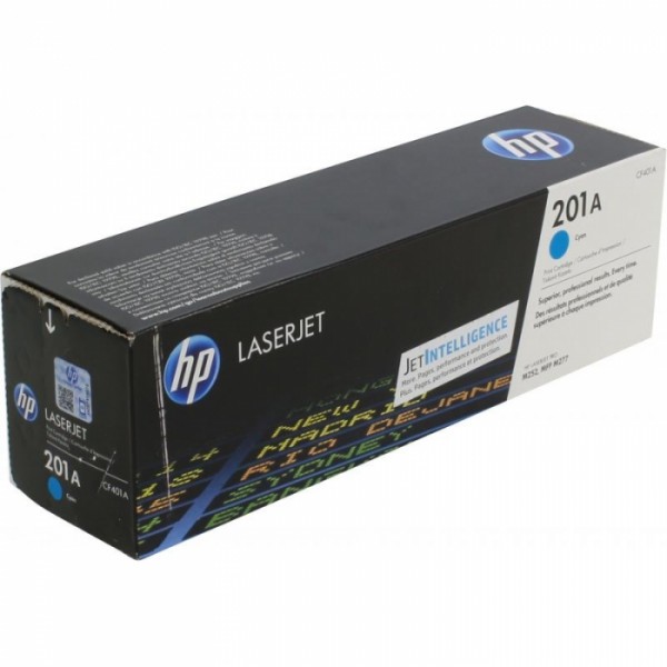 Картридж HP CF401A (201A) оригинальный Cyan для принтера HP Color LaserJet Pro M252/ M252dw/ M252n/ M274/ M274n/ M277/ M277dw/ M277n, 1400 страниц
