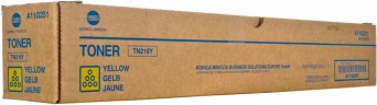 Картридж Konica-Minolta TN-216Y (A11G251) оригинальный для принтера Konica-Minolta bizhub C220/ C280, жёлтый, 26000 стр.