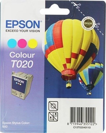 Картридж Epson C13T02040110 T020 (ST COL 880) цветн
