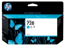 Картридж HP №728 (F9J67A) оригинальный для HP DesignJet T730/ T830, голубой, 130 мл.