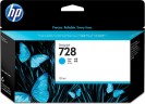 Картридж HP №728 (F9J67A) оригинальный для HP DesignJet T730/ T830, голубой, 130 мл.