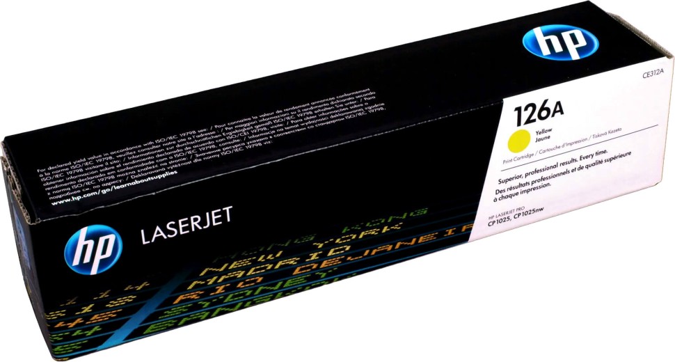 Картридж HP CE312A (126A) оригинальный для принтера HP Color LaserJet CP1025/ CP1025nw/ M175nw/ M275 yellow, 1000 страниц
