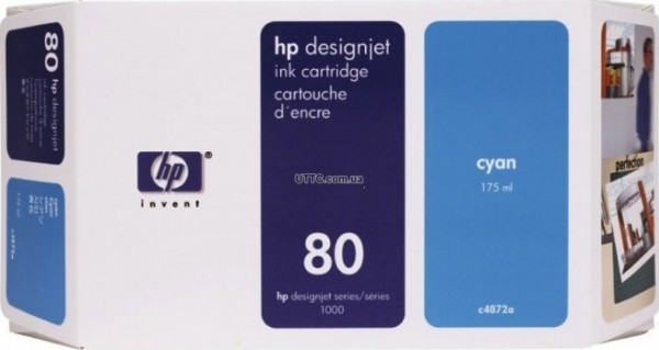 Картридж HP DJ 1050 CM /DnJ 1050c/1055CM/CM Plus (C4872A) голуб 175ml №80 0120057