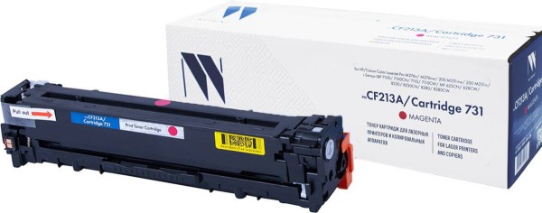 Картридж NVP совместимый HP CF213A/ CANON 731 для HP LJ Pro M251/M276, CANON LBP 7100Cn/7110Cw Magenta