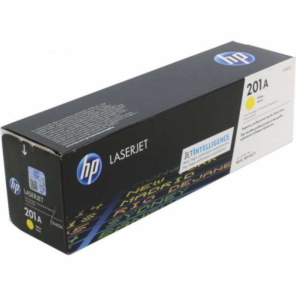 Картридж HP CF402A (201A) оригинальный Yellow для принтера HP Color LaserJet Pro M252/ M252dw/ M252n/ M274/ M274n/ M277/ M277dw/ M277n, 1400 страниц